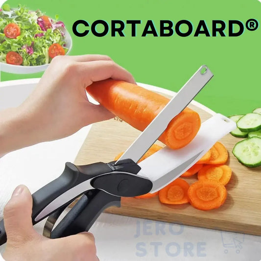 CORTABOARD® Tijeras de corte multifunción con tabla de soporte