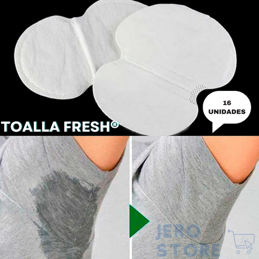 TOALLA FRESH® absorbedor de sudor para axilas x 16und