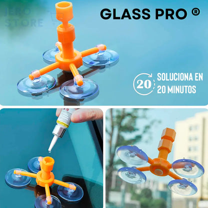 GLASS PRO ® Reparador de vidrios rotos