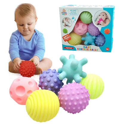 BABY BALLS ® Pelotas Sensoriales Para Bebes Pack X 6